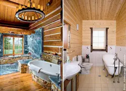 Bath design in a frame house