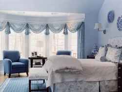 Curtains For A Blue Bedroom What Color Photo