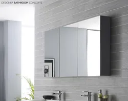 Mirror Cabinet In The Bathroom Photo