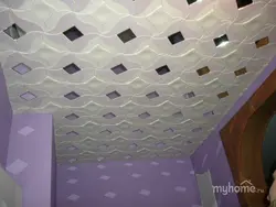 Потолочная плитка для ванной комнаты фото