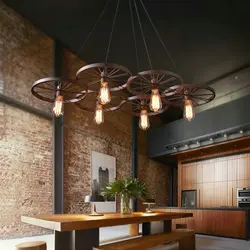 Chandeliers сабки ошьёнаи барои акс ошхона