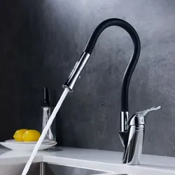 Kitchen Faucet With Flexible Hose Photo