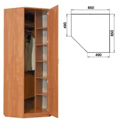 Small corner wardrobe in the hallway photo