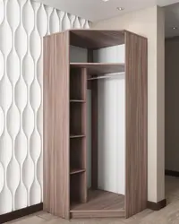 Small corner wardrobe in the hallway photo