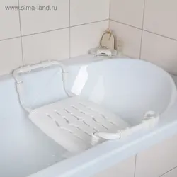 Қарттарға арналған ваннаға арналған орындық фотосурет