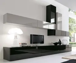 Modern style living room furniture for TV photo