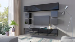 Мебель в гостиную в современном стиле под телевизор фото