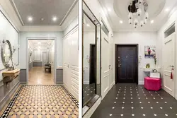 Beautiful floor tiles photo in the hallway