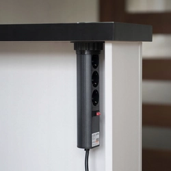 Built-in sockets for the kitchen in the countertop photo