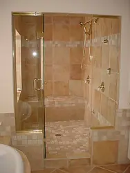Shower in the apartment photo instead of a bath