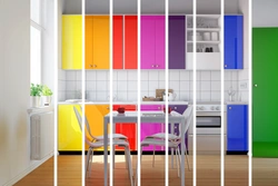 Colorful kitchens photos