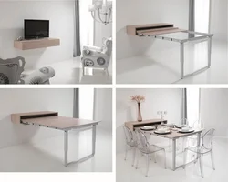 Photo of a folding table for the kitchen