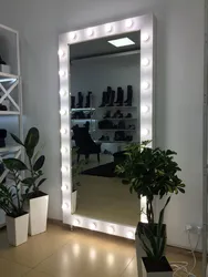 Зеркало с подсветкой в прихожую настенное интерьер