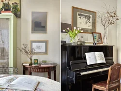 Piano In Modern Living Room Interior