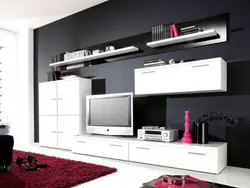 Modular living room gloss photo