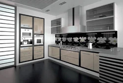 Фото кухонь в современном стиле со стеклом