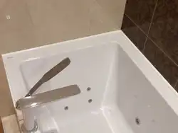 Куток у ванным пакоі фота