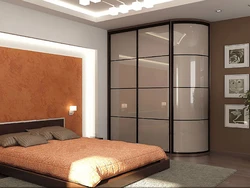 Bedroom design with corner photo