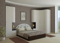 Bedroom design with corner photo