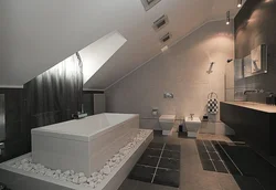Sloping bathroom design