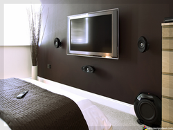 How to hang a TV in the bedroom photo