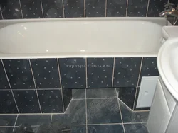 Photo Of A Bathroom With A Foot Niche