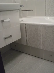 Фото ванной с нишей для ног