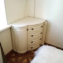 Дызайн камод для спальні кутняй
