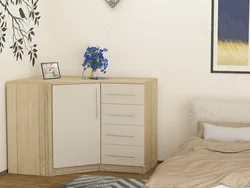 Дизайн комодов для спальни угловой