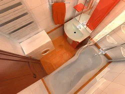 Хрущевтегі ваннаның дизайны 3 шаршы метр