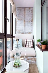 Balcony design in a small apartment photo