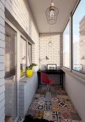 Balcony design in a small apartment photo