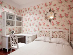Спальня В Цветочек Дизайн Фото