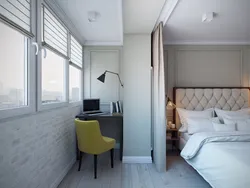 Bedroom design with balcony