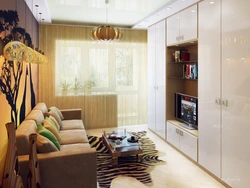 Apartment Design With Sofa And Wardrobe