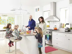 Kitchen interior for the whole family