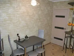 Недорогой дизайн стен на кухне