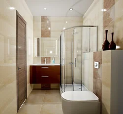 Bathroom with shower cabin design new