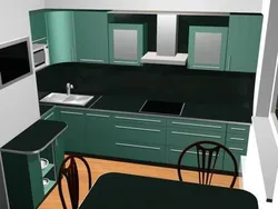 Kitchen 9 meters with box design