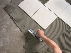 How To Lay Tiles On The Bathroom Floor Photo