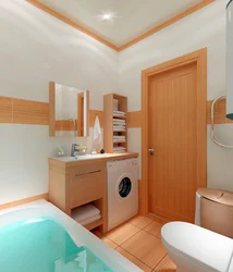 Photo of bathroom renovation in a one-room apartment