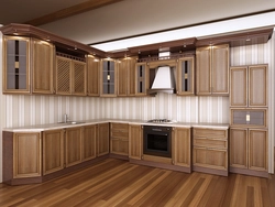 Photo of wooden kitchens oak