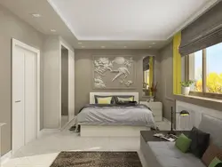 Bedroom design for 2 room apartments photo