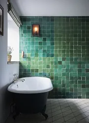 Дизайн изумрудной ванной