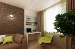 Дизайн обоев в небольшой комнате в квартире