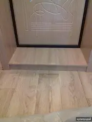 Photo of apartment door threshold