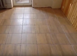 How To Lay Tiles On The Kitchen Floor Photo