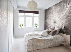 Bedroom design with wall decor