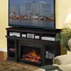 Electric Fireplaces In The Apartment For TV Photo