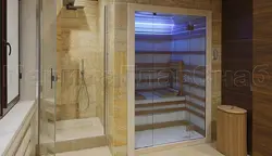 Evdə hamam və sauna foto